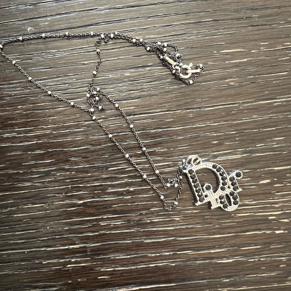 Authentic Silver Toned Zipper Pull Christian Dior… - image 7